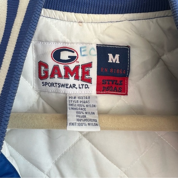 Vintage Men’s ODLP Cheer Team Blue Varsity Jacket Size M - Picture 5 of 8